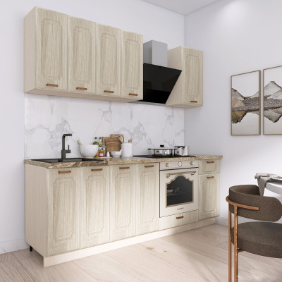 Кухня МДФ Акация Европейская 2200мм